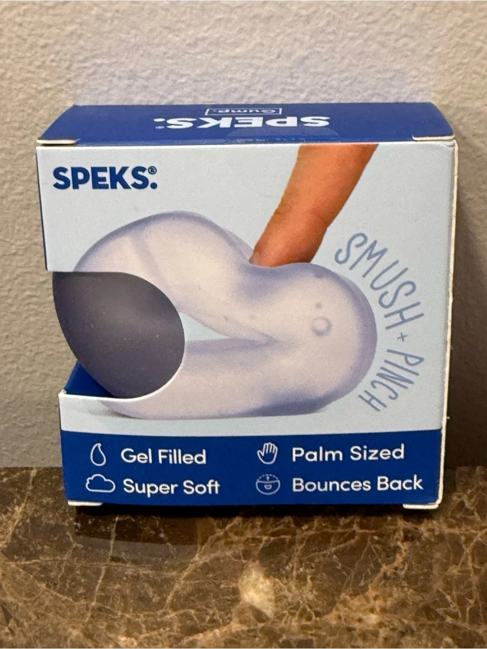 Speks Gump Blue Memory Gel Stress Loop -Blue